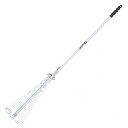 S&J Neverbend Carbon Adjustable Lawn Rake