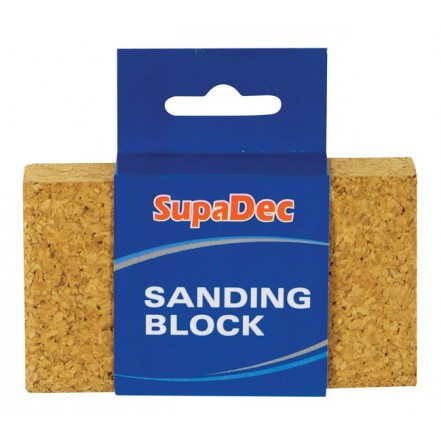 SupaDec Decorator Cork Sanding Block