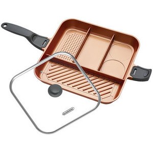 QuadraPan Quadrapan Multi Cook Pan