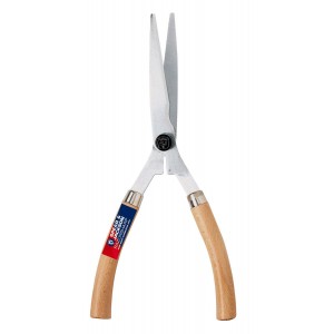 S&J Razorsharp Wooden Handled Hedge Shears