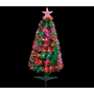 Premier 80cm Slim Flashing Fibre Optic Tree