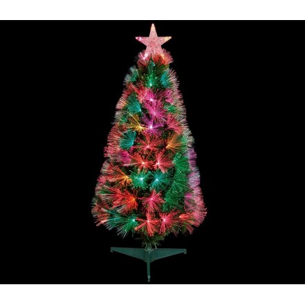 Premier 80cm Slim Flashing Fibre Optic Tree