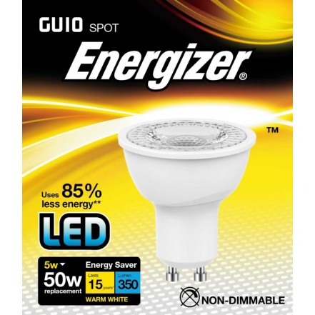 Energizer LED GU10 Warm White 350lm 3000k