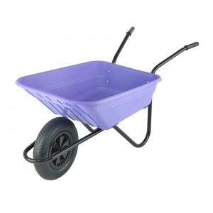 Walsall Wheelbarrow Polypropylene 90 Litre 'GO' Lilac