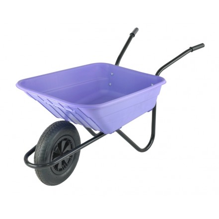 Walsall Wheelbarrow Polypropylene 90 Litre 'GO' Lilac