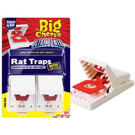 The Big Cheese Ultra Power Rat Traps