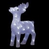 Premier 38cm Acrylic Reindeer with 40 White LEDs