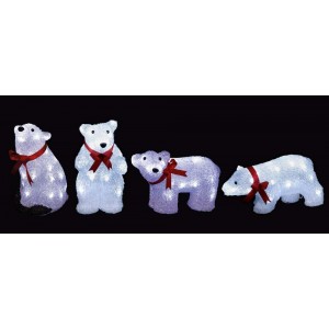Premier 20cm Acrylic Standing Polar Bear