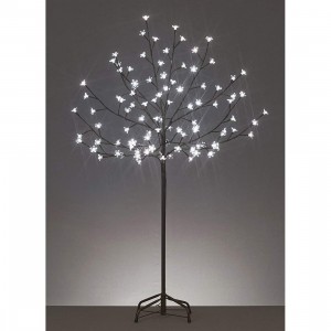 Premier 1.5m 150 LED Lights White Cherry Tree