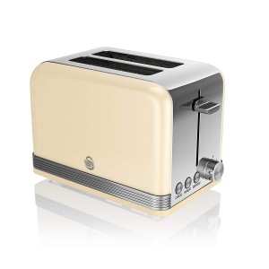Swan 2-Slice Retro Toaster Cream