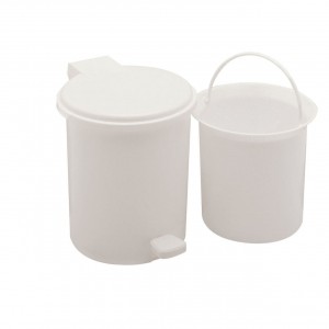 Addis Vanity Foot Pedal Bin with Liner 2.9 Litre