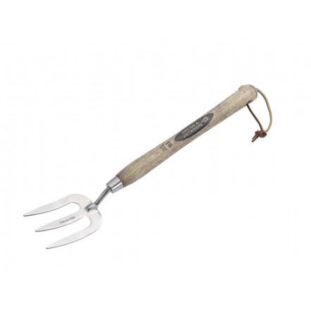 S&J Long Handled (12") Weed Fork Traditional Stainless Steel