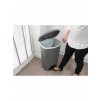 Addis 50 Litre Pedal Bin Metallic Silver