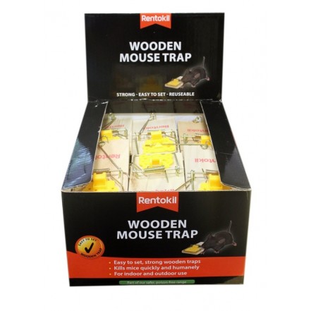 Rentokil Wooden Mouse Trap