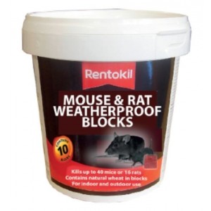 Rentokil Mouse Rat Weatherproof Blocks