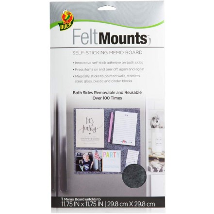 Duck Felt Mounts Self Sticking Memo Board