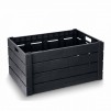 Strata Folding Crate Wood Effect 60 Litre Grey