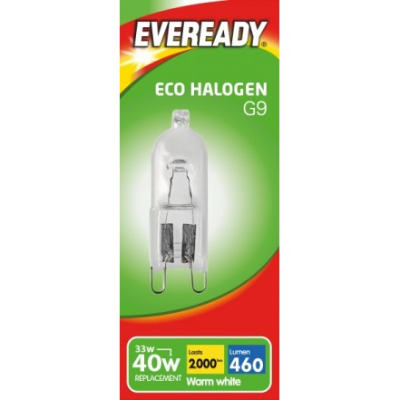 Eveready Eco Halogen G9 220-240V Capsule