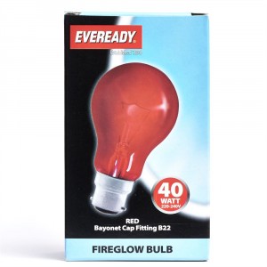 Eveready Fire Glow Lamp BC 40W