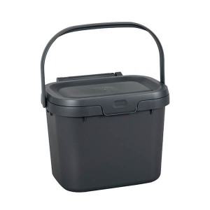 Addis Compost Caddy Bin 4.5 Litre Metallic