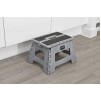 Addis Folding Step Stool Metallic Grey