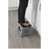 Addis Folding Step Stool Metallic Grey