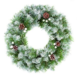 Premier 50cm Snow Tipped Wreath