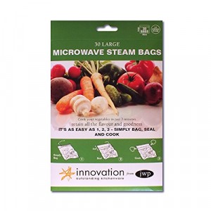Easy Innovations Innovation Microwave Steam Bags - Clear Pack of 30