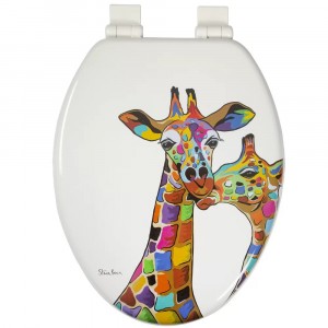 Croydex Giraffe Toilet Seat Francie & Josie