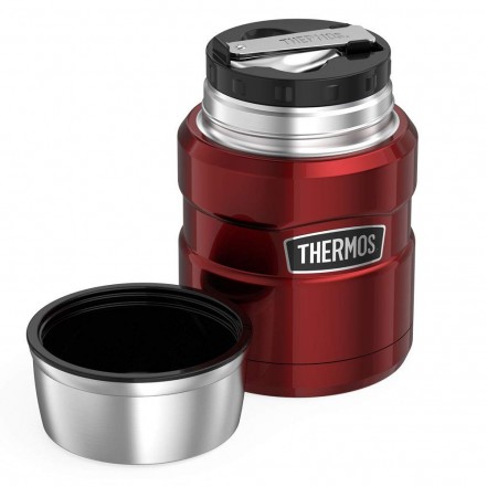 Thermos Stainless King Food Flask Red - 470ml