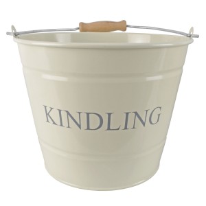Manor Kindling Bucket - Cream