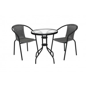 SupaGarden Bistro Table & 2 Chairs Set