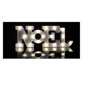 Premier 40cm Noel Sign 17 White LEDs
