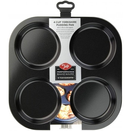 Tala Yorkshire Pudding Tin Steel Black