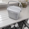 Addis Eco Compost Caddy Grey 4.5 Litre