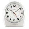 Acctim Astoria Smartlite Non-Ticking Alarm Clock - Silver