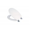 Croydex Kielder Wood Toilet Seat White