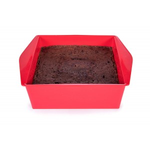 Betty Crocker Microwave Brownie Maker - Plastic - Red