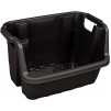 Strata Stacking Crate Open Fronted Heavy Duty Plastic 35 Litre