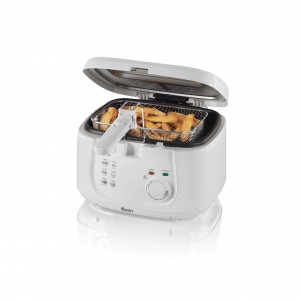 Swan Deep Fat Fryer White Fryer 1.5 Litre