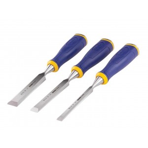 Irwin Marples Soft Touch Bevel Edge Chisel Set 3