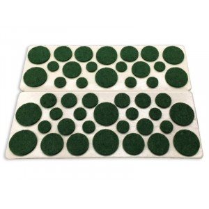 Felt Gard Felt Surface Protection Pads - Green Assorted Sizes Pack 46