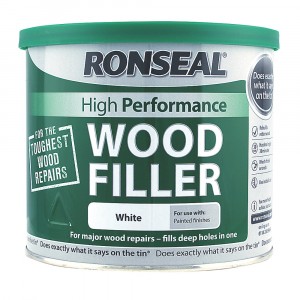 Ronseal High Performance Wood Filler White 550g