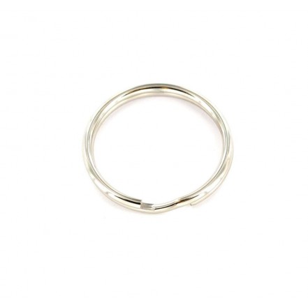 Securit Split Ring Steel Nickel Plated 25mm Pack 4