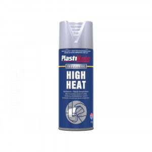 Plastikote High Heat Spray Paint Aluminium 400ml