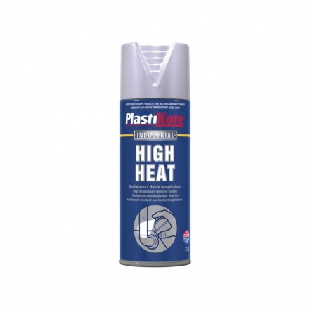 Plastikote High Heat Spray Paint Aluminium 400ml