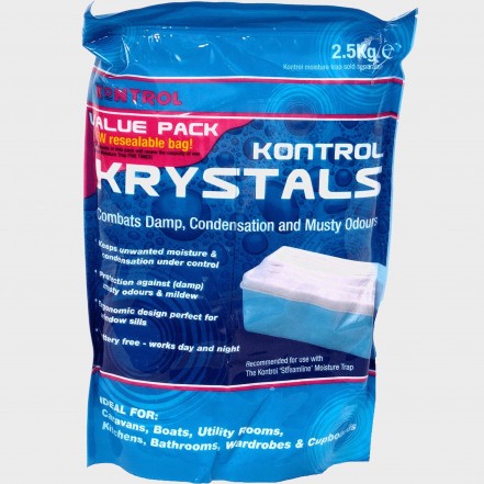 Kontrol Damp Krystals Easy Pour Refill Bag 2.5kg