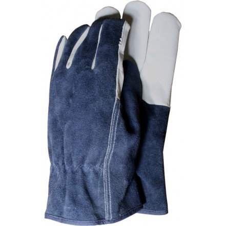 Town & Country Premium Leather & Suede Gloves Large