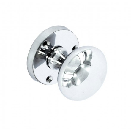 Securit Chrome Mortice Knobs Round 60mm Pair