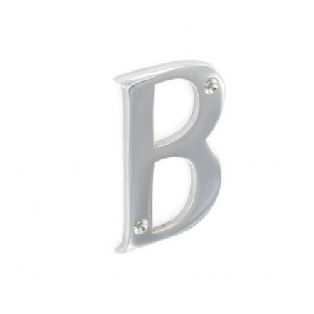 Securit Chrome letter B